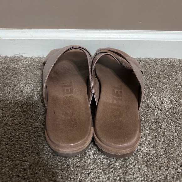 Sorel Gemma Metallic Rose Gold Sandals - Picture 3 of 4